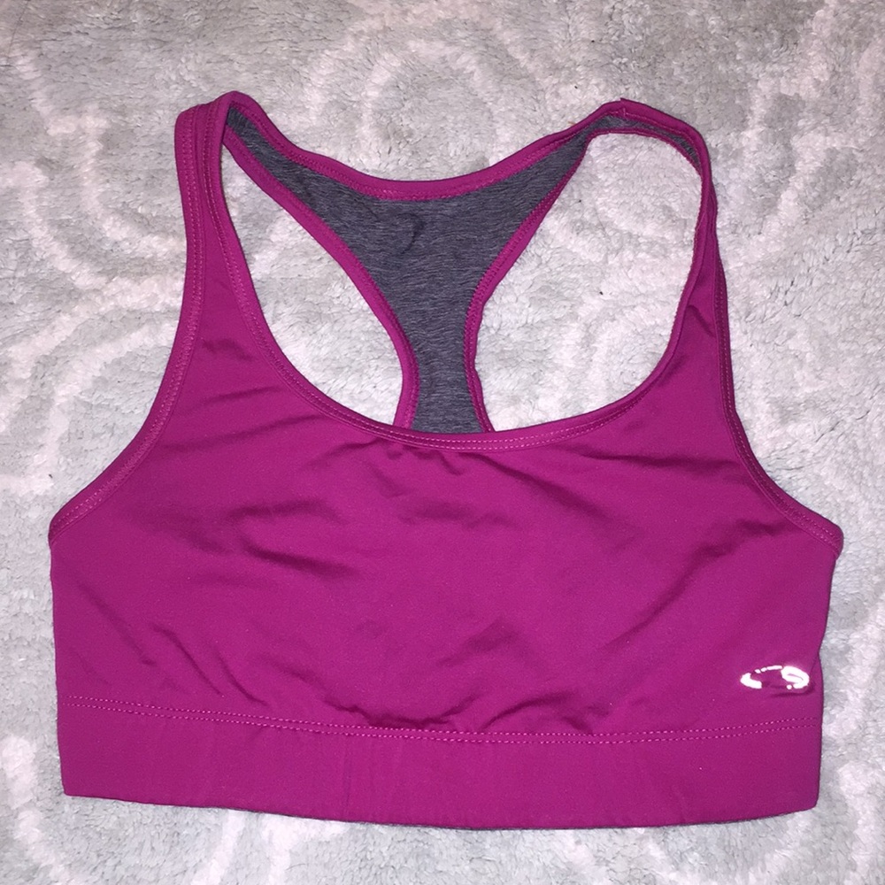 reversible sports bra from target purple and gray